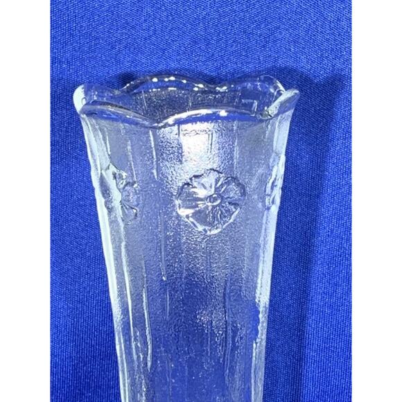 Vintage Press Glass Vase Fidanza Made in Italy - Picture 4 of 7